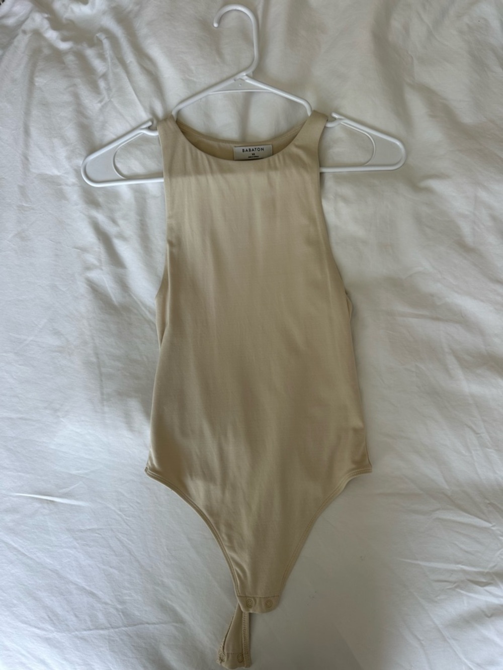 Babaton Sand High-Neck Bodysuit